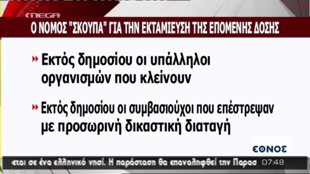 ΒΙΝΤΕΟ-Το πολυνομοσχέδιο… στα γρήγορα