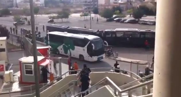 ΒΙΝΤΕΟ-Η άφιξη του Παναθηναϊκού