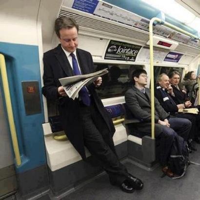 ΦΩΤΟ-Ο Κάμερον δεν βρήκε θέση στο τρένο