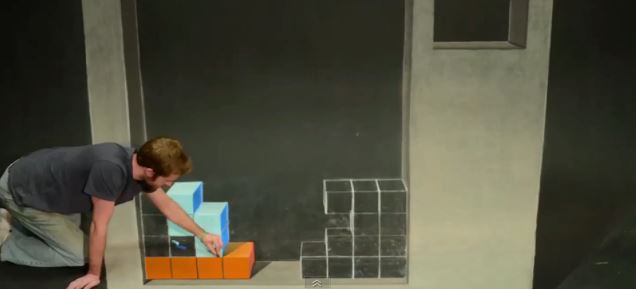 ΒΙΝΤΕΟ:Τρισδιάστατη ζωγραφιά… Τέτρις