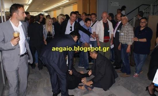 ΦΩΤΟ-Επεισόδιο στο συνέδριο των ΑΝΕΛ