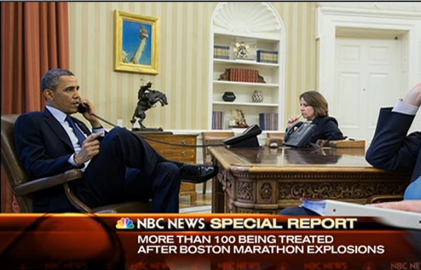 ΦΩΤΟ:Η στιγμή που ο Ομπάμα ενημερώθηκε για τις εκρήξεις