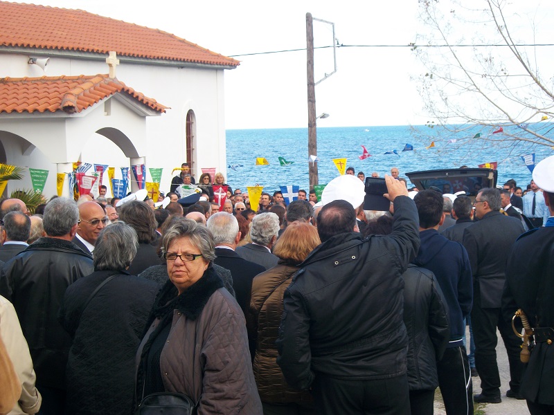 ΦΩΤΟ-To “αντίο” στον Ναύαρχο