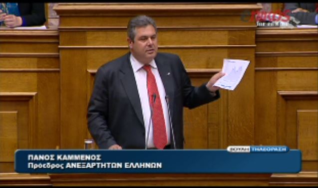 ΒΙΝΤΕΟ-Καμμένος:Ποιοι κερδοσκόπησαν;