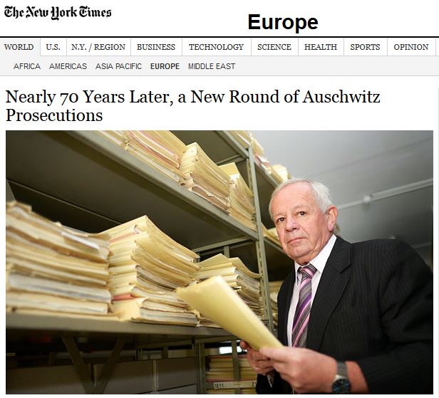 “70 χρόνια μετά δικάζονται για το ναζιστικό έγκλημα”