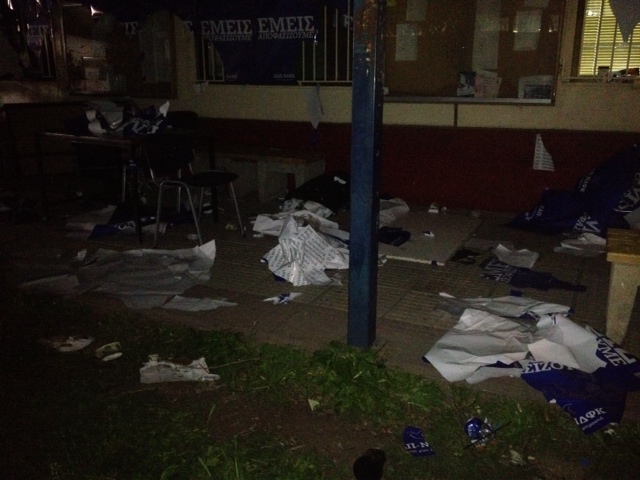 Επίθεση κουκουλοφόρων στο Πανεπιστήμιο Μακεδονίας