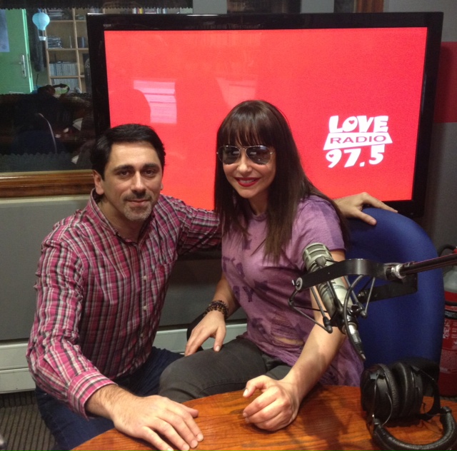 H Ασλανίδου στο στούντιο του Love