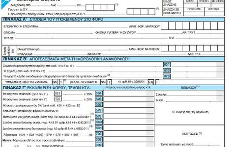 Τα φορολογικά βάρη που φέρνει το νέο Ε1