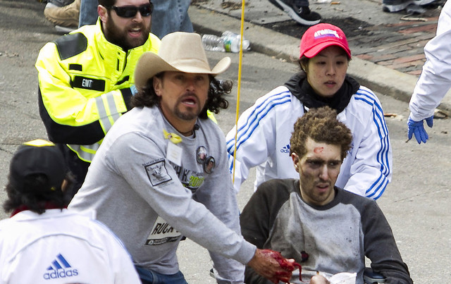 Είδε τον βομβιστή λίγο πριν από την έκρηξη