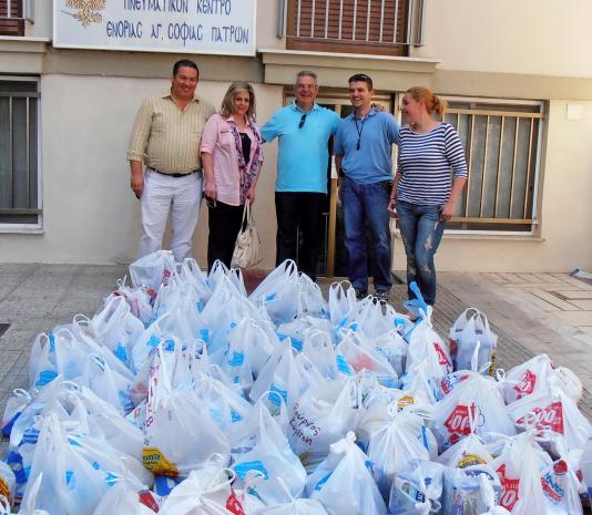 Πάτρα: Συγκέντρωσαν τρόφιμα για τους άπορους