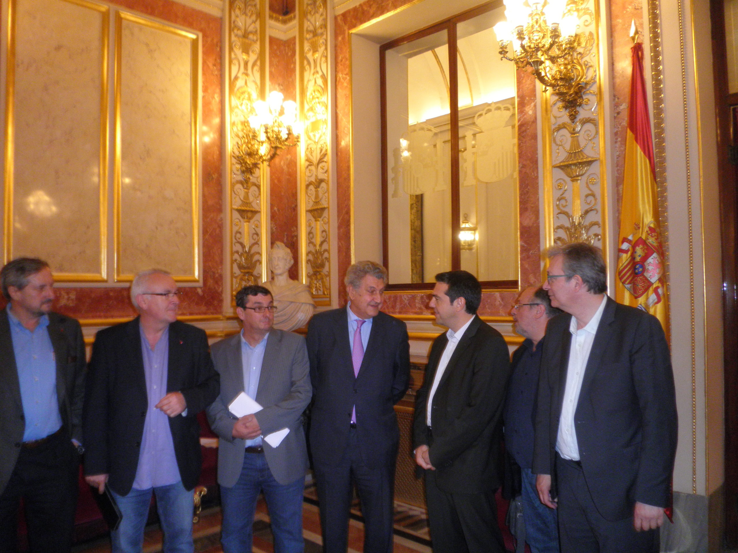 ΦΩΤΟ- Στη Βουλή της Ισπανίας ο Τσίπρας