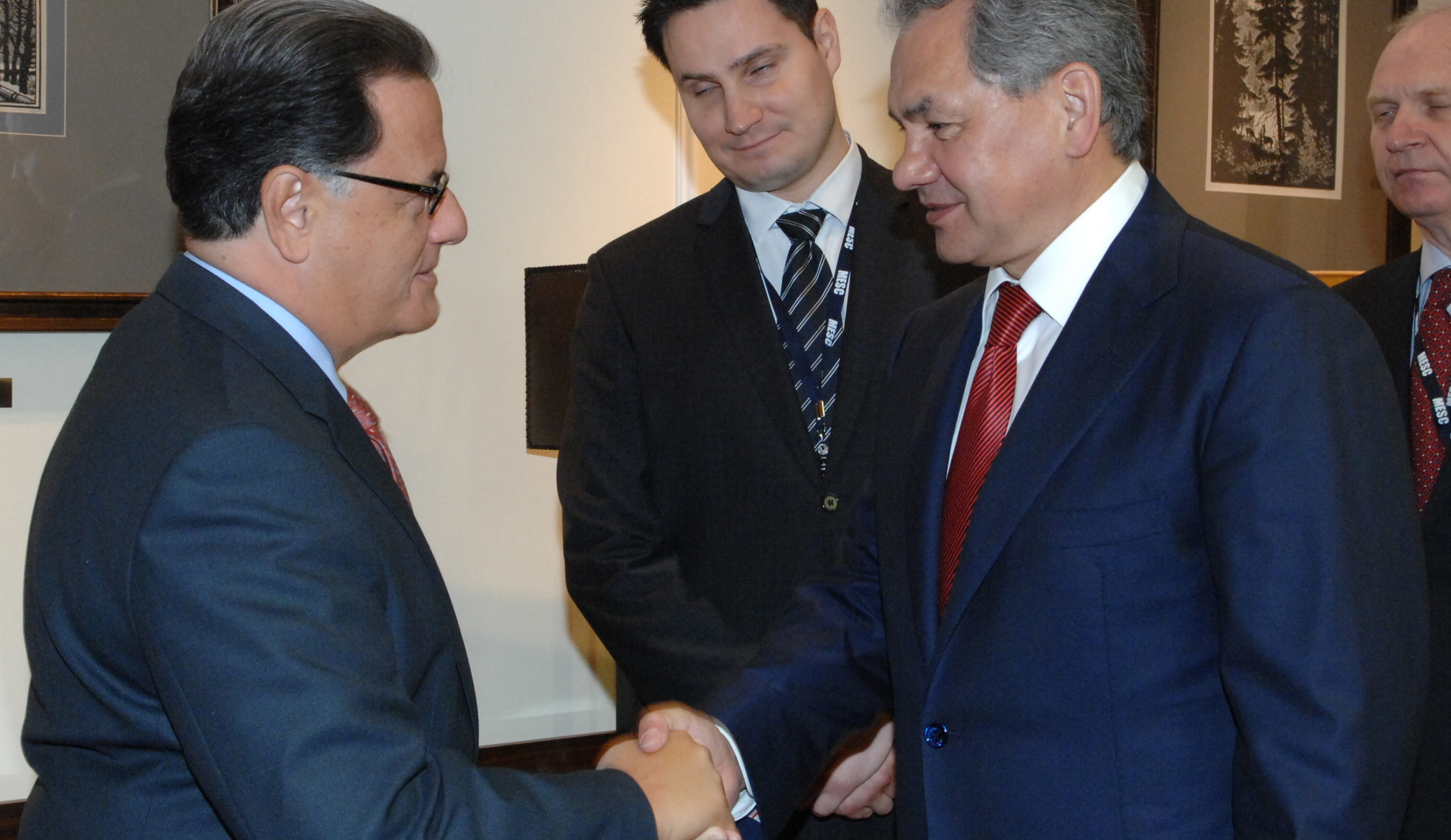 ΦΩΤΟ-Η συνάντηση Σοϊγκού-Παναγιωτόπουλου