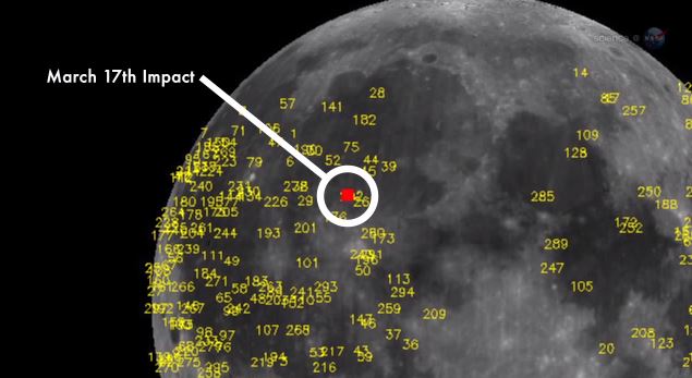 ΒΙΝΤΕΟ-Μετεωρίτης προσέκρουσε στη Σελήνη