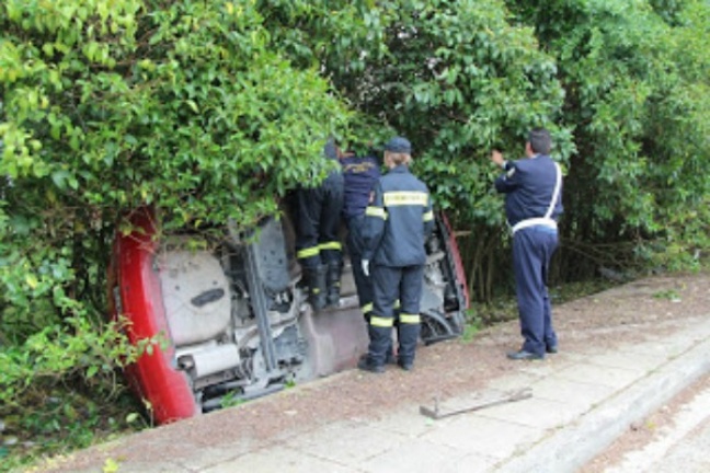 Τροχαίο εξαιτίας της καταιγίδας