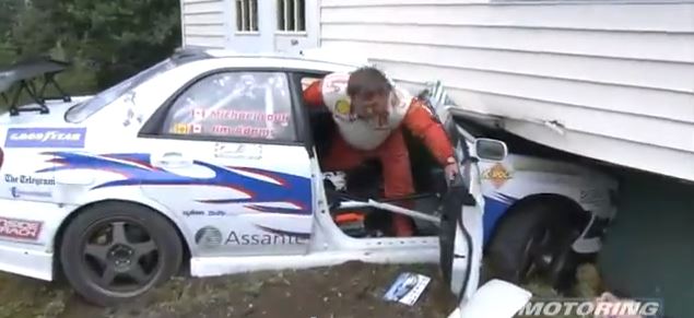 ΒΙΝΤΕΟ-Ραλίστας καρφώθηκε σε… σπίτι