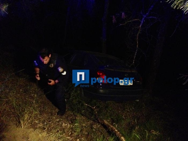 ΒΙΝΤΕΟ-Πάτρα:ΙΧ έπεσε στο Δασύλλιο