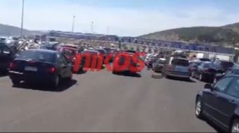 Τώρα – 4 χλμ. η ουρά στα διόδια Ελευσίνας