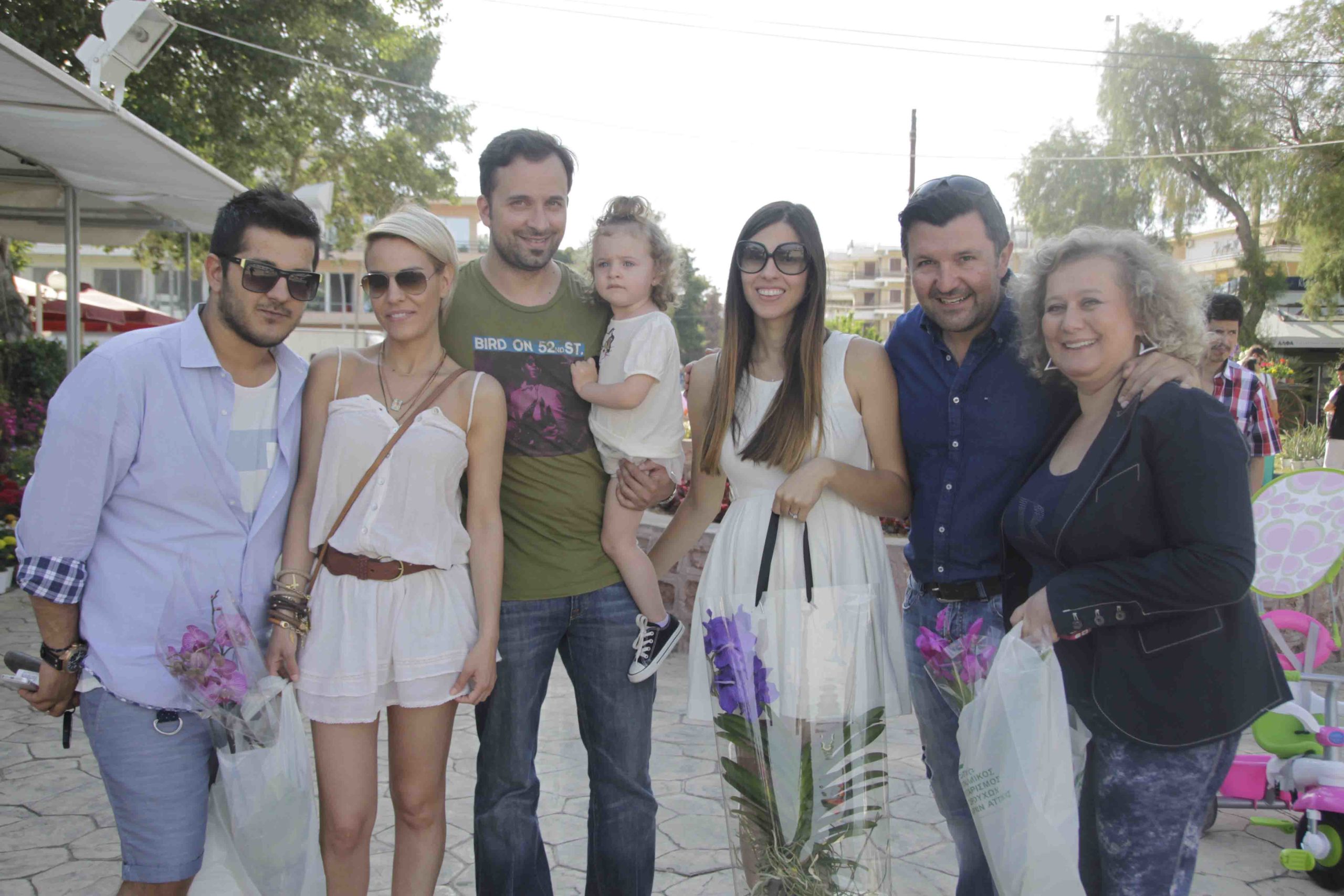 H οικογένεια Λιανού στην Ανθοκομική