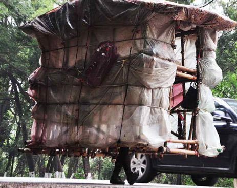 ΦΩΤΟ-Ο άνθρωπος … σαλιγκάρι
