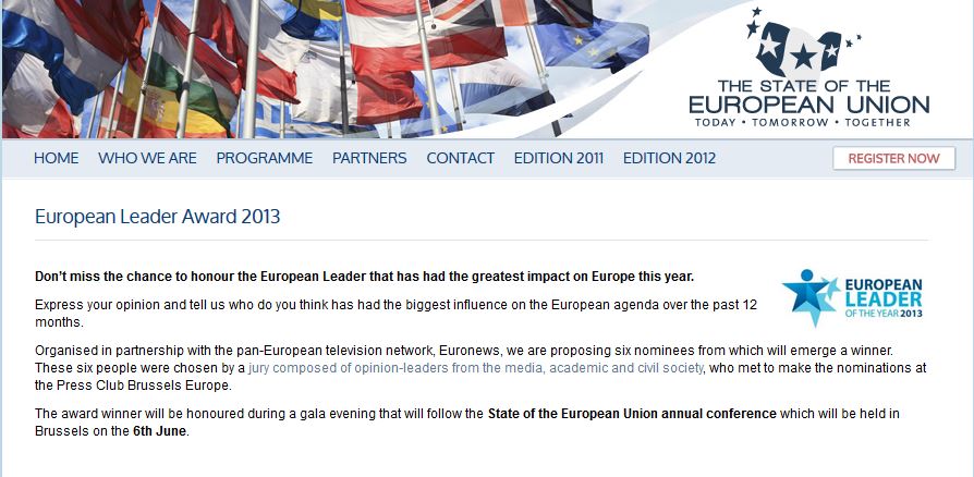 Αυτοί διεκδικούν το «Βραβείο Ευρωπαίου Ηγέτη»