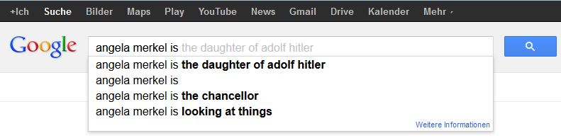 Η Μέρκελ “θύμα” των μηχανών αναζήτησης