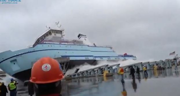 ΒΙΝΤΕΟ-Μια καθέλκυση… θρίλερ