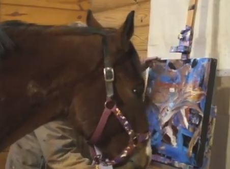 Άλογο με… καλλιτεχνική φλέβα