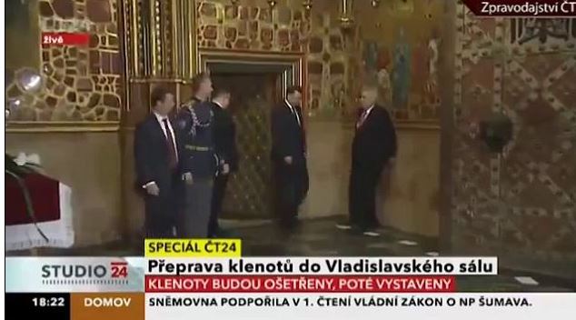 ΒΙΝΤΕΟ-Μεθυσμένος ο Τσέχος Πρόεδρος;