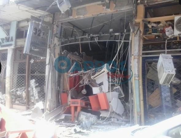 ΒΙΝΤΕΟ-Έκρηξη στο κέντρο της Καλαμάτας