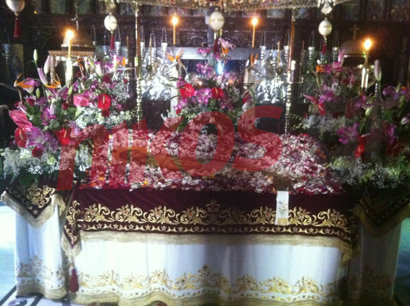 Ο Επιτάφιος της Ι.Μ. Παναγίας Οδηγήτριας Τιθορέας