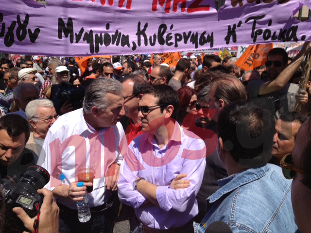 ΤΩΡΑ-Ο Τσίπρας στην Κλαυθμώνος
