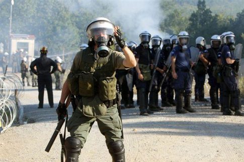 Ένταση στις Σκουριές-Πληροφορίες για αστυνομικό που δέχθηκε σκάγια