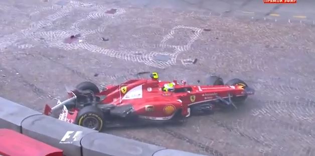 ΒΙΝΤΕΟ-Το ατύχημα του Μάσα στο Μονακό