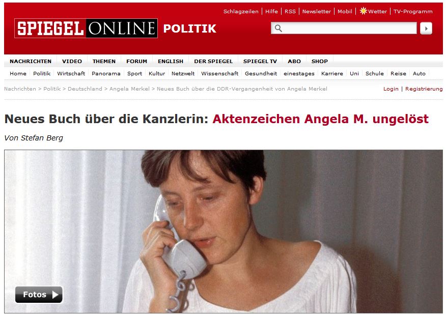 Το Spiegel επικρίνει τους συγγραφείς της “κόκκινης” Μέρκελ