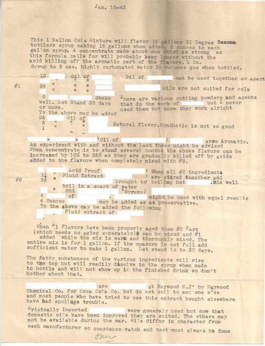 Αυτή είναι η μυστική συνταγή της Coca-Cola;