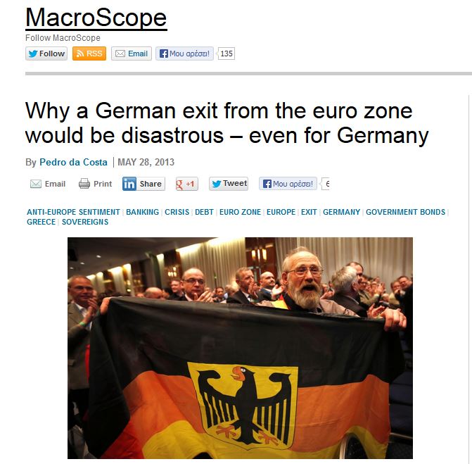 Άλλο Grexit, άλλο… Gerxit