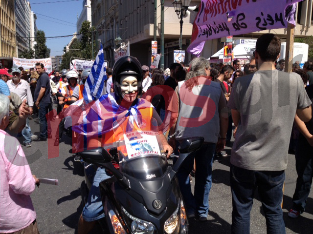 ΤΩΡΑ-Οι μοτοσικλετιστές στην Κλαυθμώνος