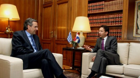 Για την ανεργία συζήτησαν Σαμαράς-Ντάισελμπλουμ