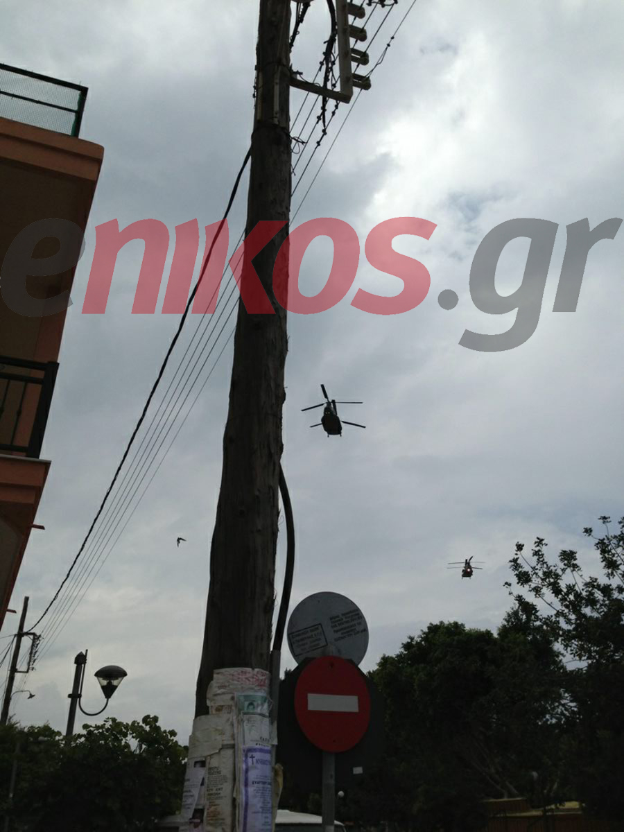 ΦΩΤΟ-Ελικόπτερα Σινούκ στο Ηράκλειο