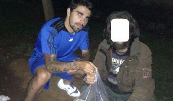 Δίπλα στους άστεγους ο Μασάντο