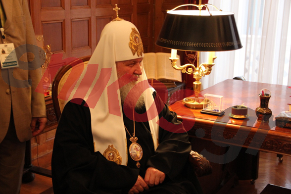 ΦΩΤΟ-Ο Πατριάρχης Μόσχας στην Αρχιεπισκοπή Αθηνών