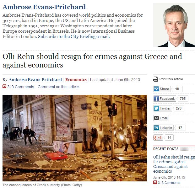 “Να παραιτηθεί ο Ρεν για εγκλήματα κατά της Ελλάδας”