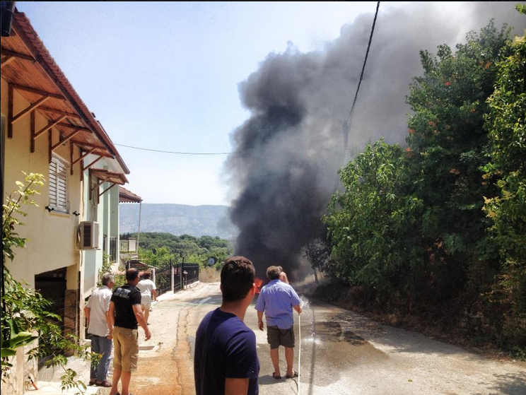 ΦΩΤΟ- Πυρκαγιά στο Ξηρόμερο