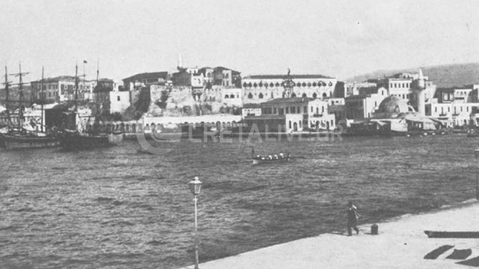 Σπάνια φωτογραφία από τα Χανιά