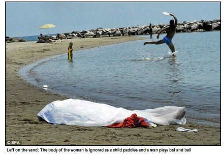 Έπαιζαν ρακέτες δίπλα σε πτώμα