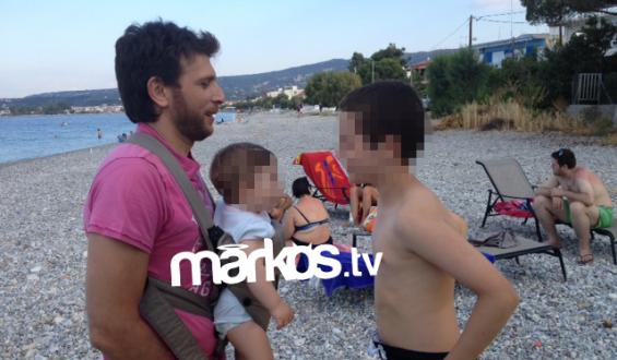 ΦΩΤΟ-Ο Πάτρας με την κόρη του