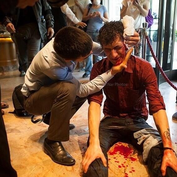 Εικόνες ΣΟΚ.Βία και αίμα στην Κωνσταντινούπολη