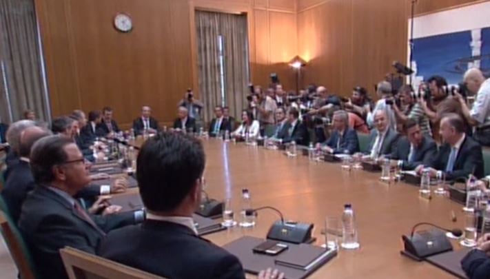 BINTEO-Η ομιλία του Αντώνη Σαμαρά στο πρώτο Υπουργικό Συμβούλιο