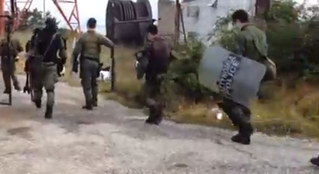 ΒΙΝΤΕΟ-Η επέμβαση των ΜΑΤ στον Χορτιάτη