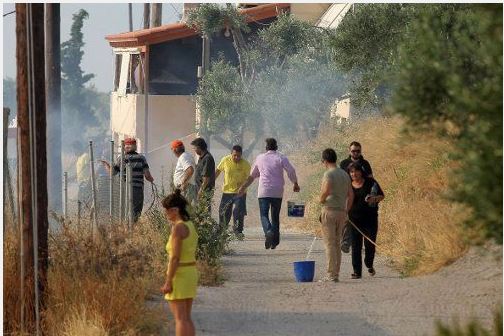 ΤΩΡΑ-Σε πύρινο κλοιό το Ηράκλειο